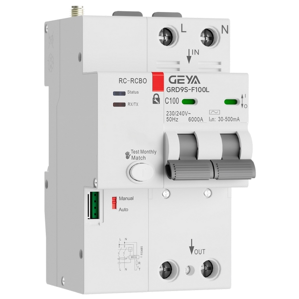 GRD9S-F100L/R 帶漏電保護(hù)型智能小型斷路器